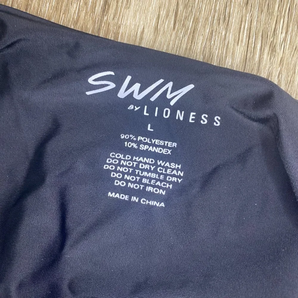 Womens NWT Swim by Lioness Pacsun Black One Piece Swimsuit - L - Picture 9 of 11